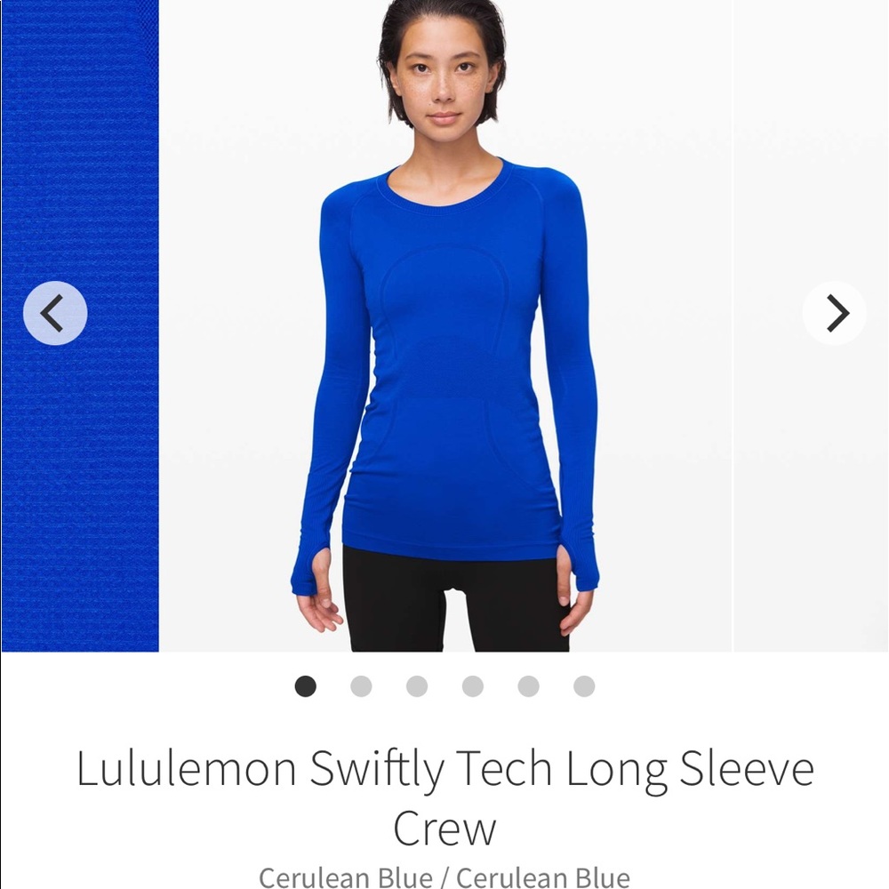 SOLD!!!Lululemon swiftly tech long sleeve